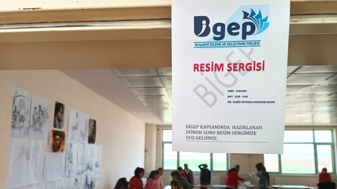 BİGEP projesi kapsamında okulumuzda resim sergisi gerçekleştirildi